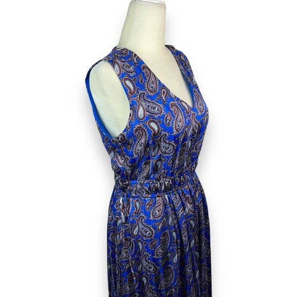 Banana Republic Indigo Paisley Maxi Dress - Picture 6 of 12